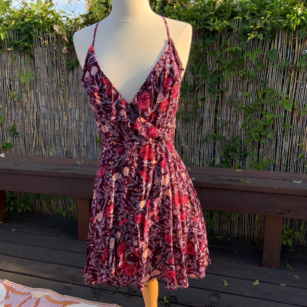 Floral Wrap Dress